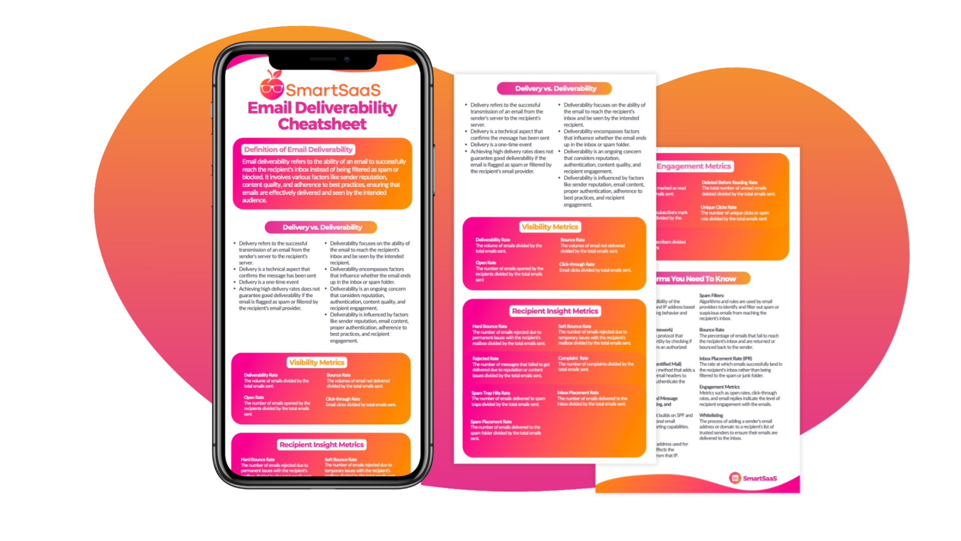 SSS Email Deliverability Cheatsheet Landing Page Sneak Peek