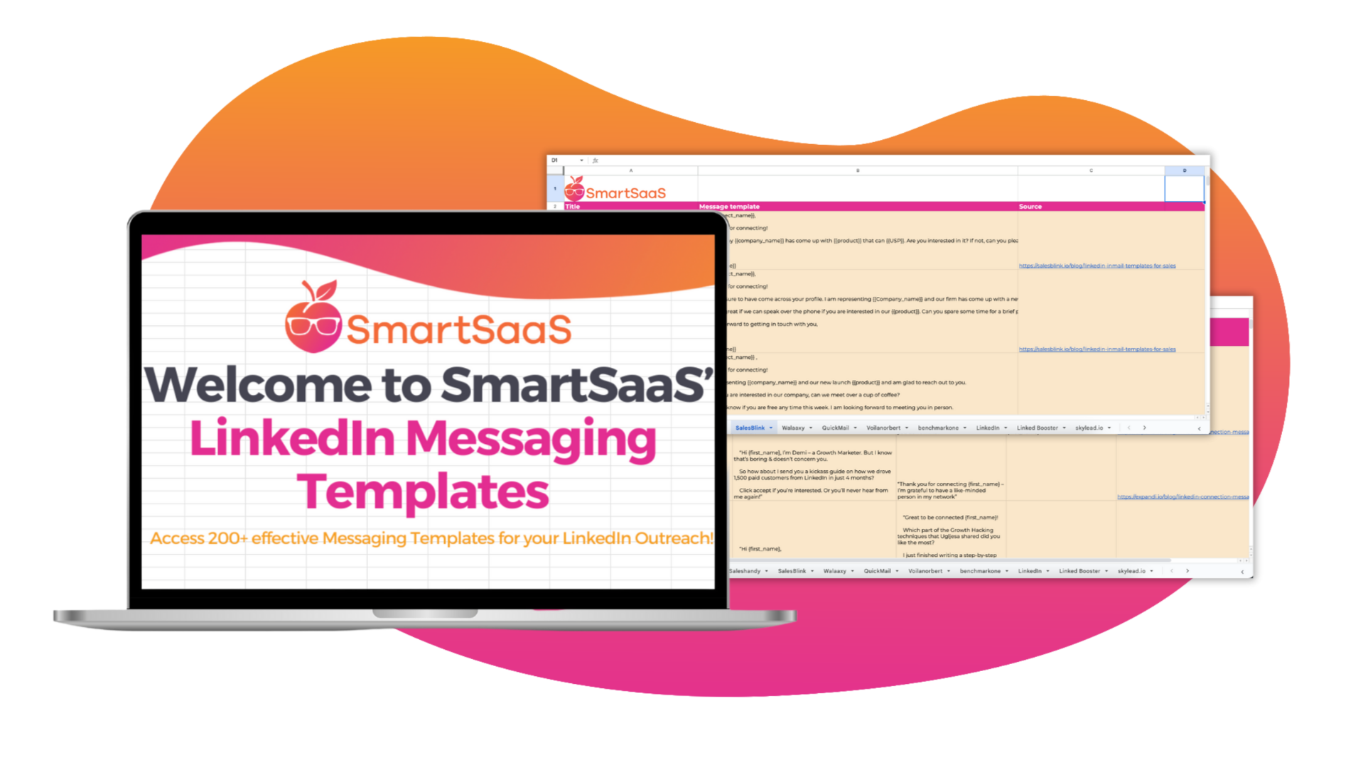 SSS LinkedIn Messaging Template Landing Page Sneak Peek